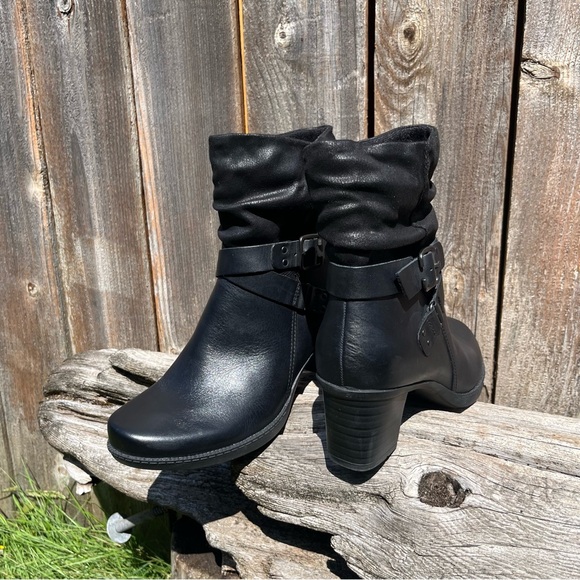 Earth Origins Wheaton Wade Black Ankle Boots bootie size 7.5 - Picture 12 of 16